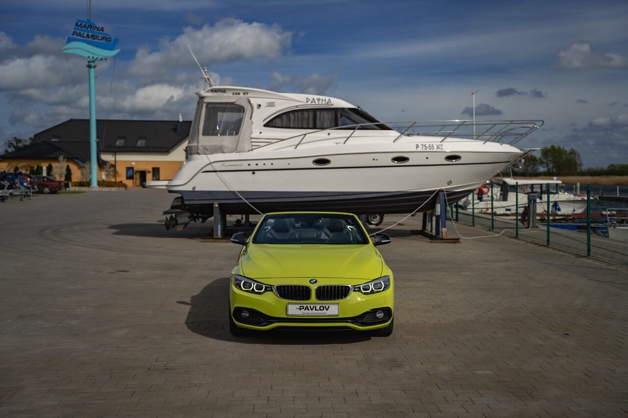 BMW 430i cabrio 2017 — аренда авто в Калининграде — фото 6
