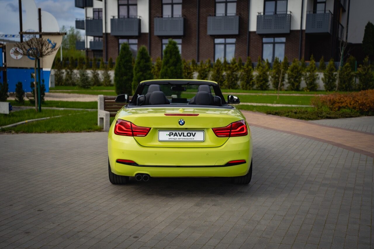BMW 430i cabrio 2017 — аренда авто в Калининграде — фото 4