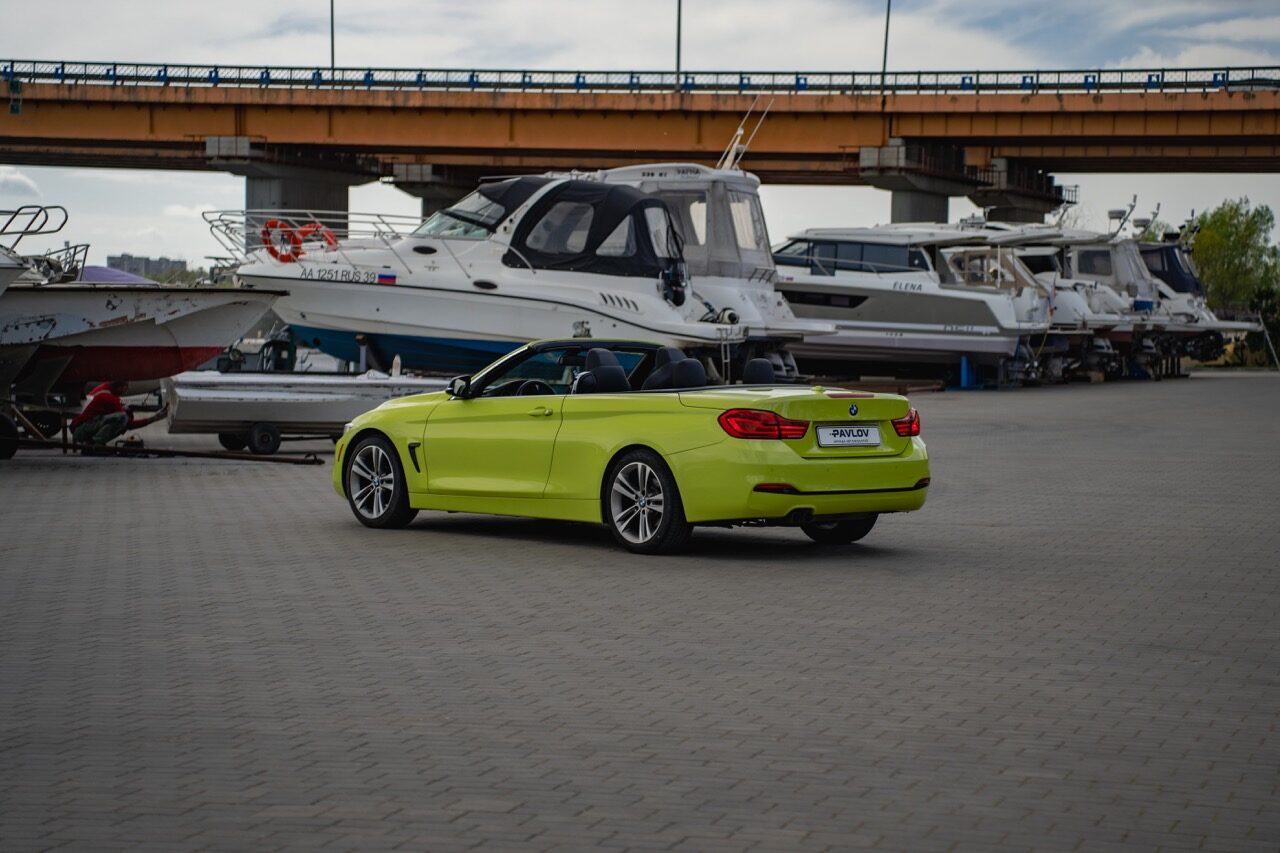 BMW 430i cabrio 2017 — аренда авто в Калининграде — фото 15