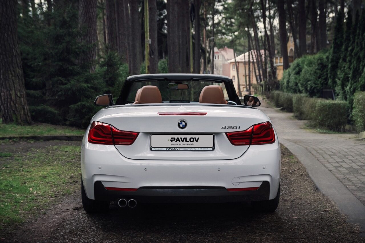 BMW 430i cabrio 2018 — аренда авто в Калининграде — фото 7