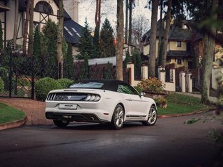 Прокат Ford Mustang cabrio 2021 — аренда авто в Калининграде — фото 2