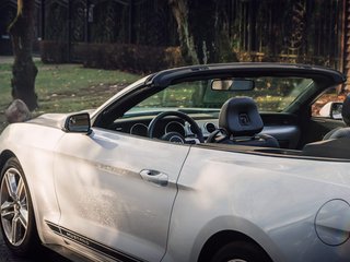 Прокат Ford Mustang cabrio 2021 — аренда авто в Калининграде — фото 7