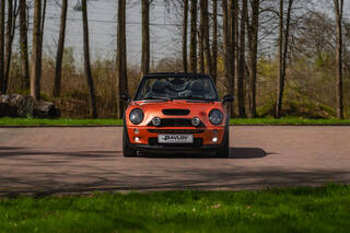 Прокат Mini Cooper S Cabrio (оранжевый, 2005) — аренда авто в Калининграде — фото 3