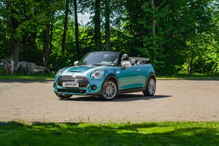 Прокат Mini Cooper S Cabrio (бирюзовый, 2020) — аренда авто в Калининграде — фото 4