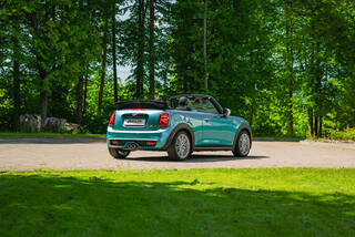 Прокат Mini Cooper S Cabrio (бирюзовый, 2020) — аренда авто в Калининграде — фото 8