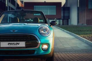 Прокат Mini Cooper Cabrio (серый, 2018) — аренда авто в Калининграде — фото 6
